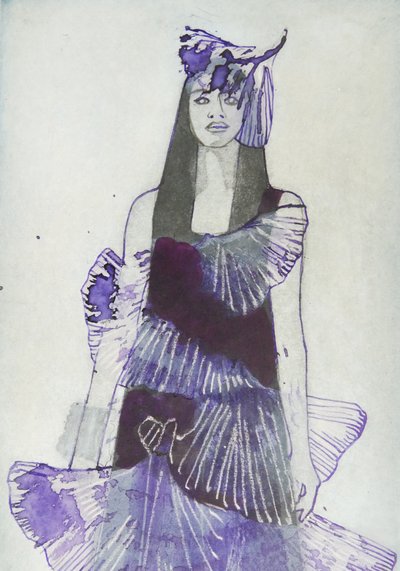 Chic Purple Fashion by Doris Schmitz
