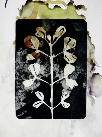 Earthy Botanical Form by Doris Schmitz