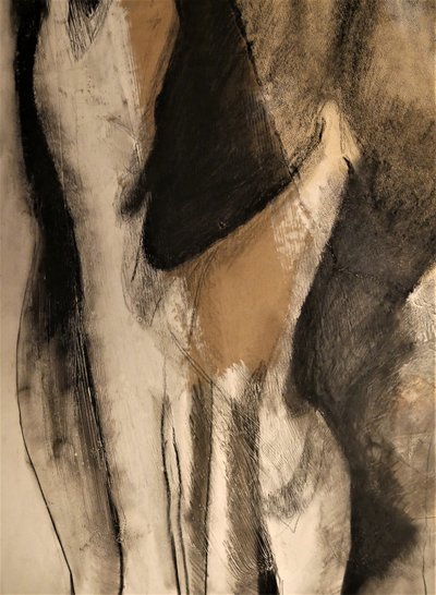 Elegant Abstract Nude by Doris Schmitz