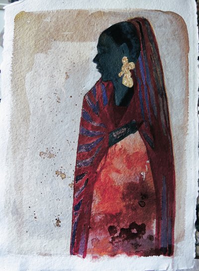 Elegant African Profile by Doris Schmitz