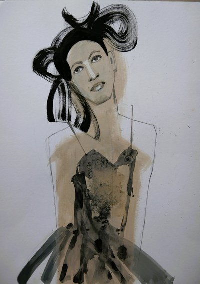 Elegant Fashion Portrait by Doris Schmitz