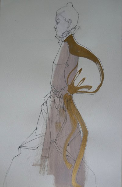 Elegant Golden Fashion by Doris Schmitz