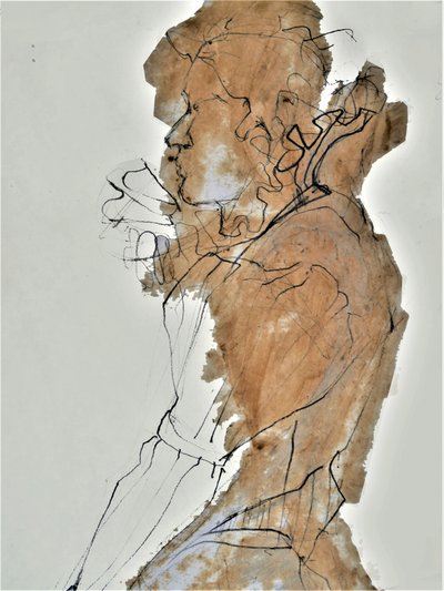 Expressive Male Portrait by Doris Schmitz