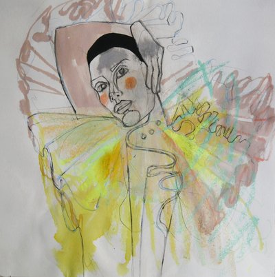 Expressive Woman Portrait by Doris Schmitz