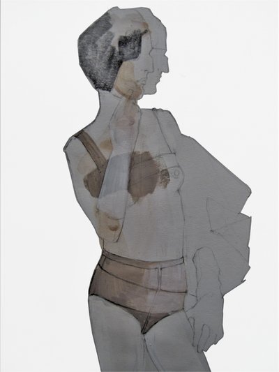Fragmented Fashion Figure by Doris Schmitz