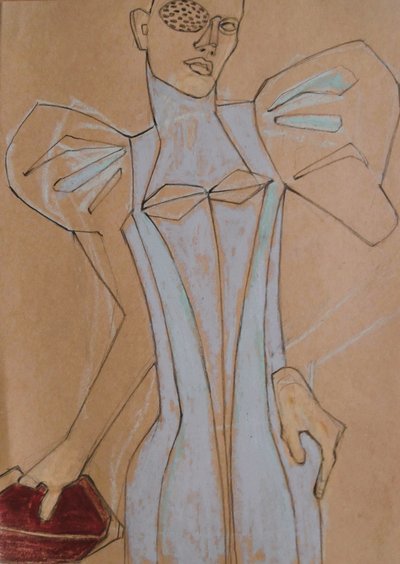 Futuristic Fashion Portrait by Doris Schmitz
