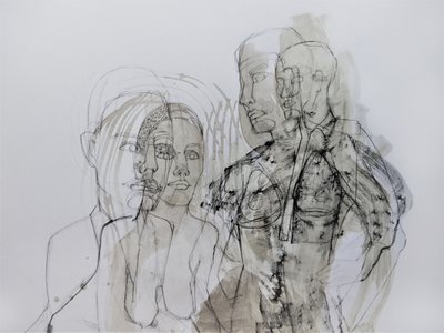 Layered Human Forms by Doris Schmitz