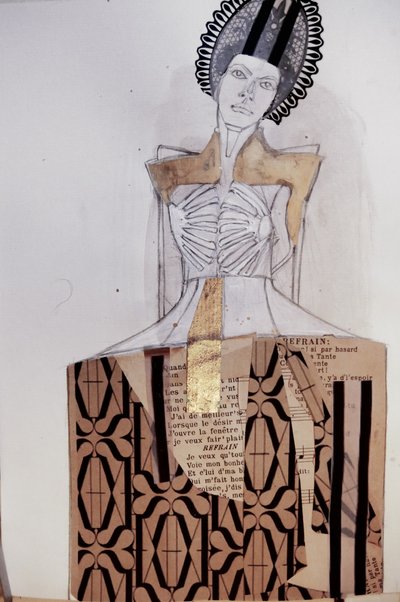 Skeletal Fashion Figure by Doris Schmitz