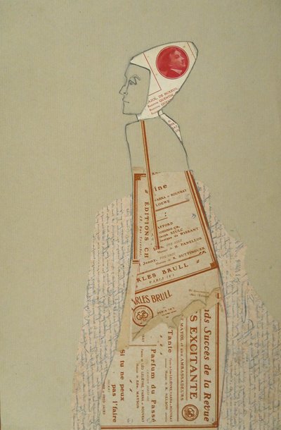 Stylized Paper Portrait by Doris Schmitz