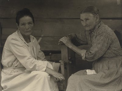 Arminda Aunt Mindy Anderson Curtis, and friend, 1930-1934 by Doris Ulmann