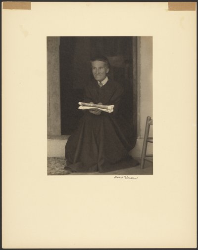 Sister Sarah, Shaker Settlement, Mt. Lebanon, New York by Doris Ulmann