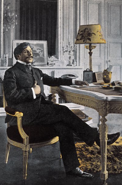 Portrait of Paul Adam, French writer - photo by Paul Francois Arnold Cardon (Dornac) by Dornac