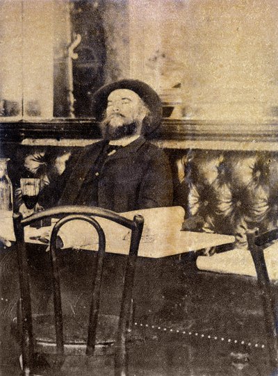 Verlaine in Coffee, Drinking Wormwood by Dornac