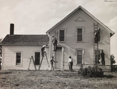 Family Farmstead, Nebraska by Dorothea Lange