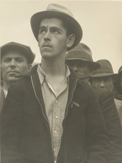 Street Meeting, San Francisco by Dorothea Lange