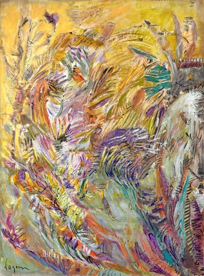 Swirling Garden Colors by Dorothy Fagan