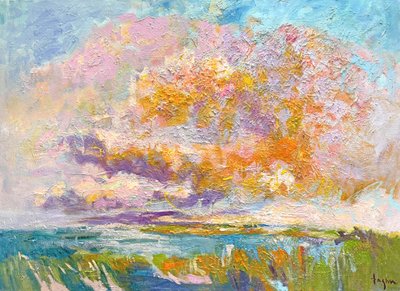Vibrant Cloudscape Sunset by Dorothy Fagan