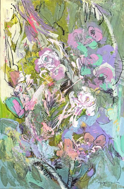 Vibrant Floral Bloom by Dorothy Fagan