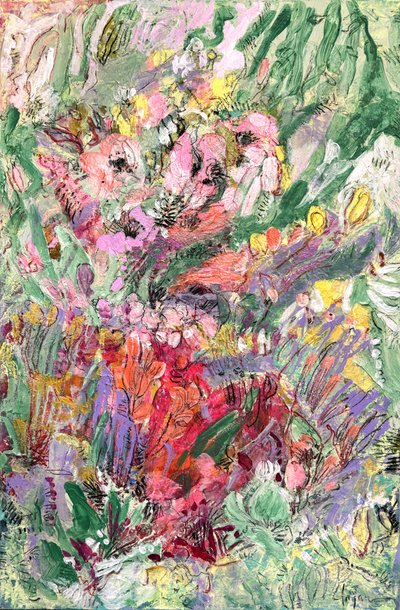 Vibrant Garden Blooms by Dorothy Fagan