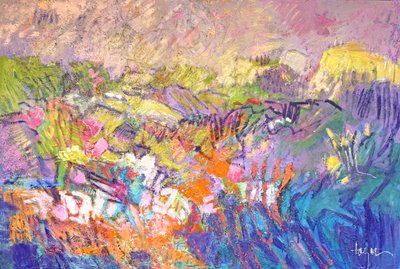 Vibrant Mountain Meadow by Dorothy Fagan