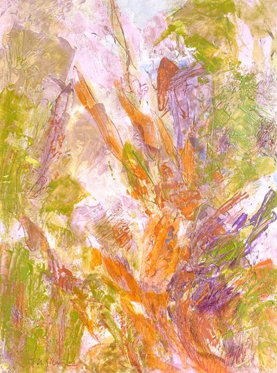 Vibrant Organic Abstract by Dorothy Fagan