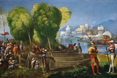 Aeneas and Achates on the Libyan Coast by Dosso Dossi