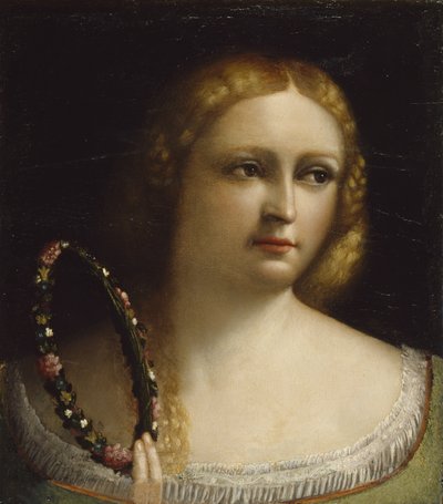 Woman with a Wreath-Crown by Dosso Dossi