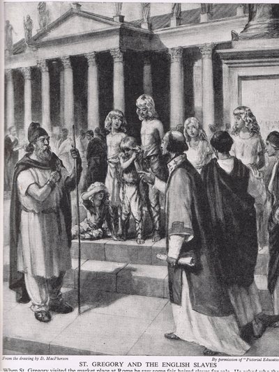 St. Gregory and the English Slaves (illustration from 