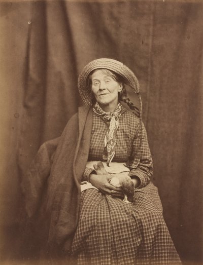 Woman Holding a Dead Bird, Surrey County Asylum by Dr. Hugh Welch Diamond