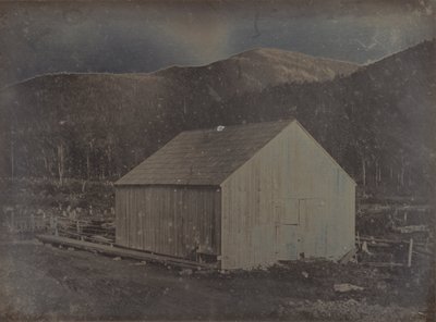View of a Barn in New Hampshire by Dr. Samuel A. Bemis