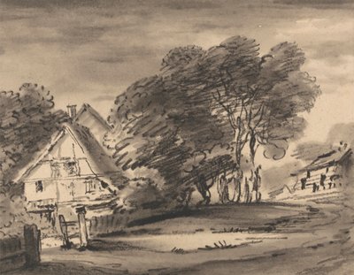 Cottage amongst Trees by Dr. Thomas Monro