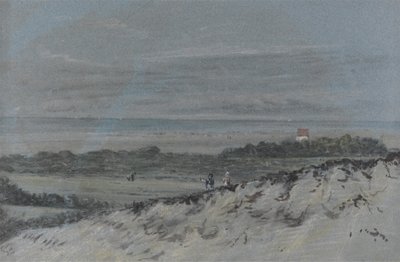 Seashore with Sand Dunes by Dr. Thomas Monro