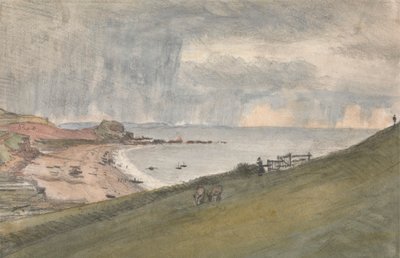 Budleigh, Salterton... An easier way of descending ye cliff by Dr. William Crotch