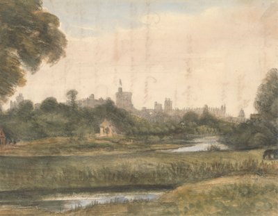View of Windsor from Down the River by Dr. William Crotch
