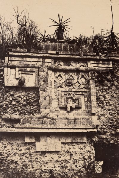Uxmal, Indian Bas Relief, Nun