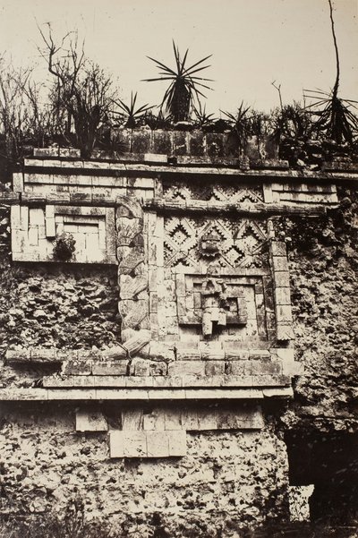 Uxmal, Indian Bas Relief, Nun