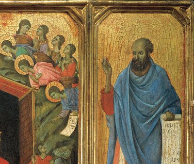 Detail of Predella panel, Altar-Piece of Maesta di Siena by Duccio di Buoninsegna