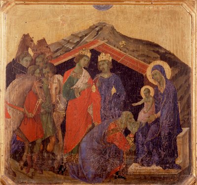 Life of Christ: The Adoration of the Magi by Duccio di Buoninsegna