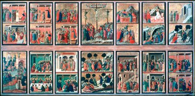 Maesta, Stories of the Passion, 1308-1311 by Duccio di Buoninsegna