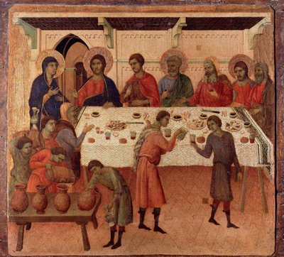 The Wedding at Cana by Duccio di Buoninsegna