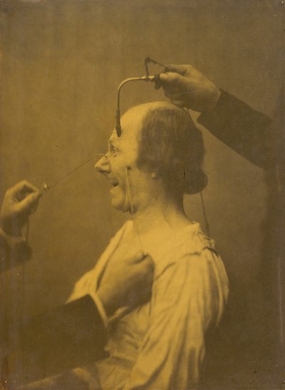 The attention attracted by an object that provokes lascivious ideas and desires by Duchenne de Boulogne