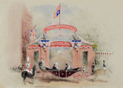 Entrance to Kensington Palace by Duchess of Argyll Princess Louise