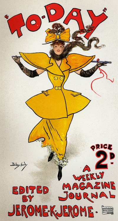 The Weekly Magazine To Day. Poster by Dudley Hardy by Dudley Hardy