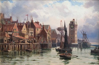 A Bit of Old Shields, 1898 by Duncan F. McLea