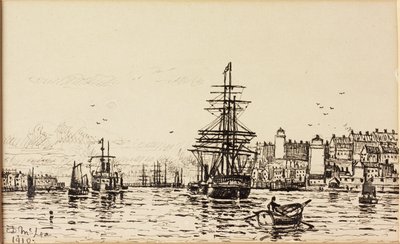 The High and Low Lights North Shields by Duncan F. McLea