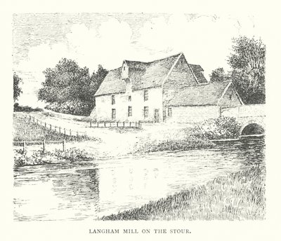 Langham Mill on the Stour by Duncan Moul