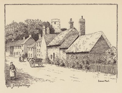 Sussex: Bramber Village by Duncan Moul