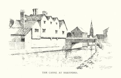 The Canal at Hertford by Duncan Moul