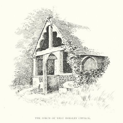 The Porch of West Horsley Church by Duncan Moul
