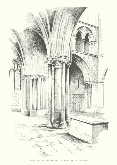 View in the presbytery, Chichester Cathedral by Duncan Moul